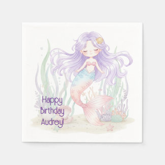 Serviette En Papier Under the Sea Cocktail Napkin