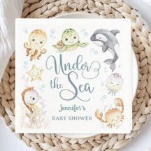 Under The Sea Ocean Baby Shower Gender Neutral 