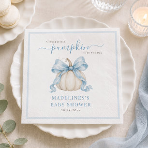 Serviette En Papier Une Baby Shower pour un Petit Garçon avec un Joli