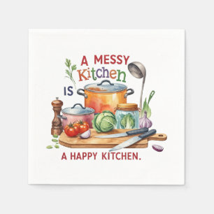 Serviette En Papier Une Cuisine Masse Est Une Cuisine Heureuse