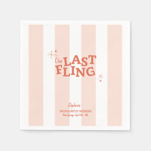 Serviette En Papier Une Dernière Bachelorette Fling