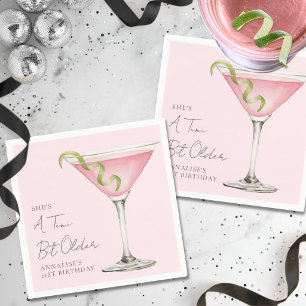 Serviette En Papier Une fête d'anniversaire au Martini un tout petit p