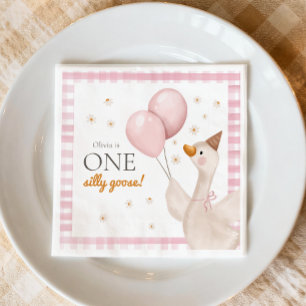 Serviette En Papier Une fête d'anniversaire de première année à la fer