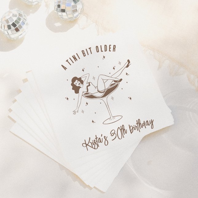 Serviette En Papier Une fête d'anniversaire un peu plus vieille (Créateur téléchargé)