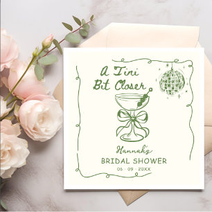 Serviette En Papier Une Fête des mariées Tini Bit Plus Étroite