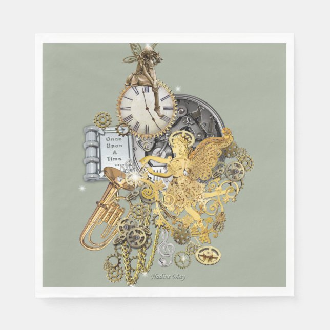 Serviette En Papier Une fois (Devant)