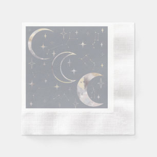Serviette En Papier Une fois dans une lune bleue