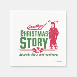 Serviette En Papier Une histoire de Noël   Il ressemble à un cauchemar