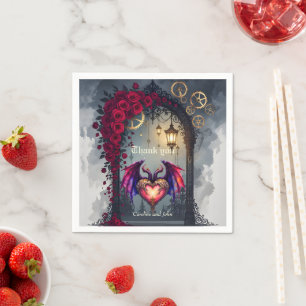 Serviette En Papier Une invitation au clair de lune – L'amour fait tou
