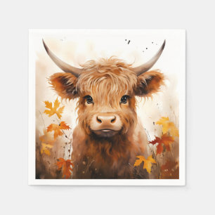 Serviette En Papier Une jolie gamme de vaches Highland Design 1