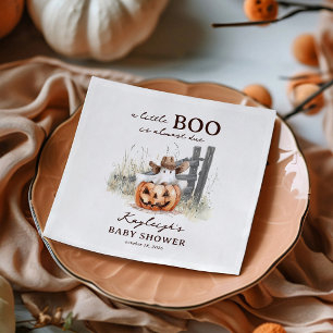 Serviette En Papier Une petite chouette est due Western Halloween Baby