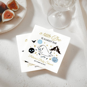 Serviette En Papier Une petite fée est attendue pour Halloween Baby Sh