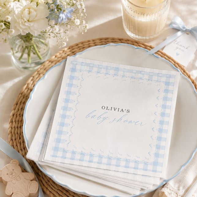 Serviette En Papier Une petite fée Halloween bébé Fille Garçon Bleu (Créateur téléchargé)