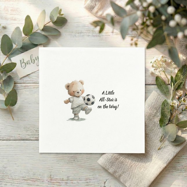 Serviette En Papier Une petite fête prénatale de stars (A little ALL star napkin
)