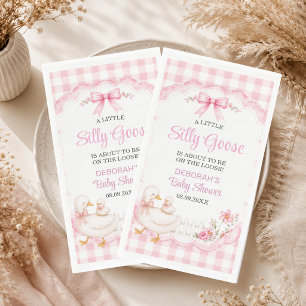 Serviette En Papier Une petite maison de campagne rose pour bébé avec