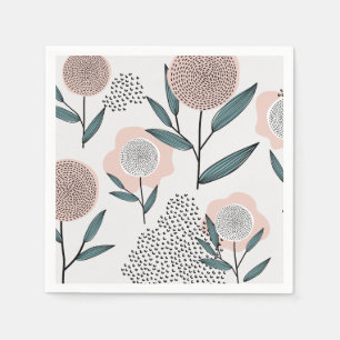 Serviette En Papier Une rose