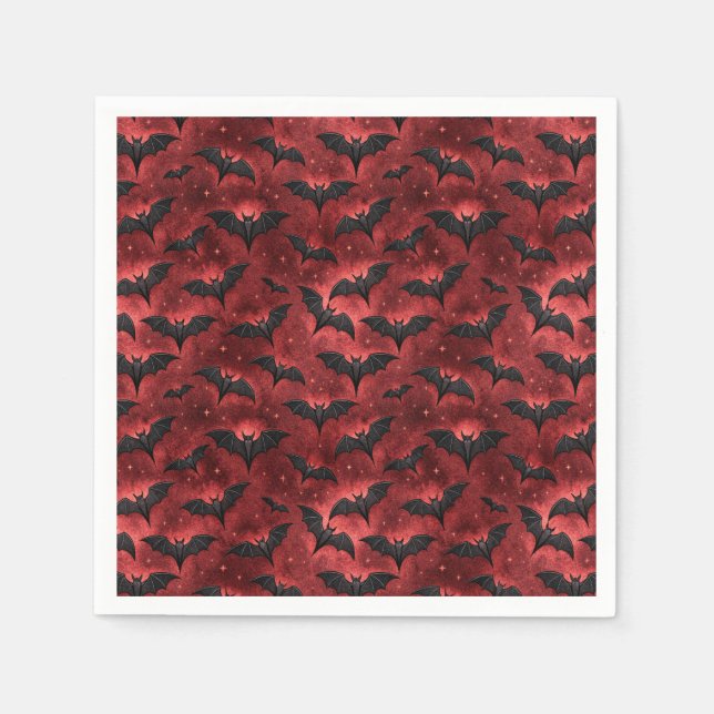 Serviette En Papier Une série de design vampirique 12 (Devant)