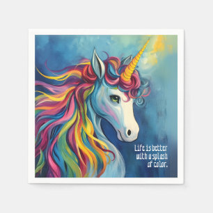 Serviette En Papier Unicorne 2