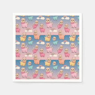Serviette En Papier Unicorne magique et Stars Design Motif