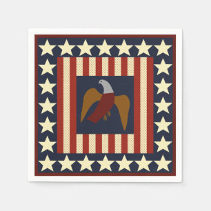 Serviette En Papier Union Eagle de guerre civile et serviettes de