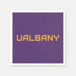 Serviette En Papier Université de Albany Wordmark