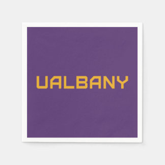 Serviette En Papier Université de Albany Wordmark