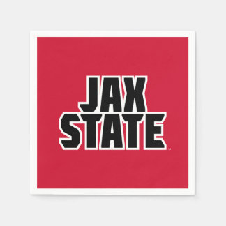 Serviette En Papier Université d'État de Jacksonville JAX STATE Texte
