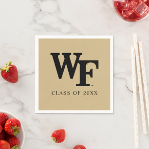 Serviette En Papier Université Wake Forest WF