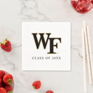 Serviette En Papier Université Wake Forest WF