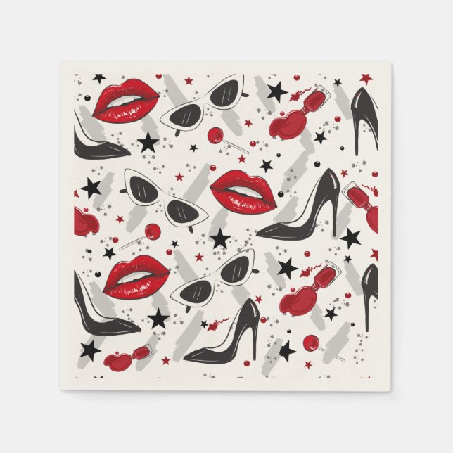 Serviette En Papier Uptown Girl (Devant)