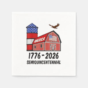 Serviette En Papier USA Semiquincentennial 250th Anniversary 1776-2026
