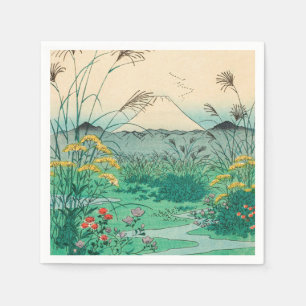 Serviette En Papier Utagawa Hiroshige - Plaine d'Otsuki dans la provin