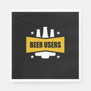 Serviette En Papier Utilisateurs Fiers De La Bière
