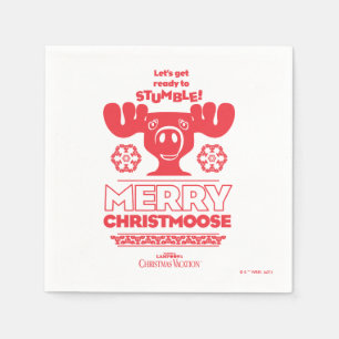 Serviette En Papier Vacances de Noël Joyeux Christmoose