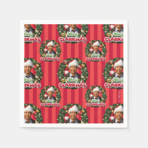Serviette En Papier Vacances de Noël Merry Clarkmas Motif