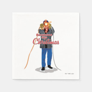 Serviette En Papier Vacances de Noël Reconnectez ce Noël