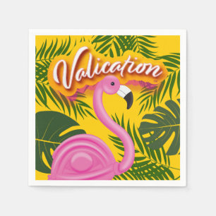 Serviette En Papier Vacances de validation Pinky