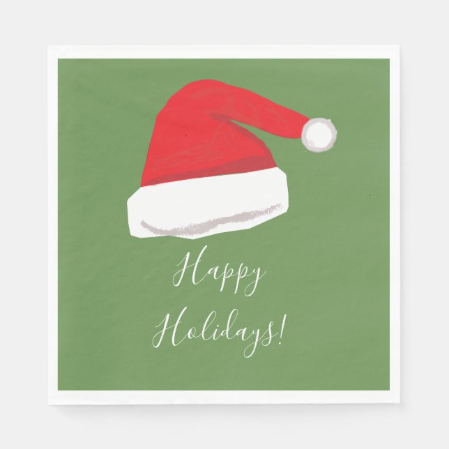 Serviette En Papier Vacances d'hiver Papier serviettes (Devant)