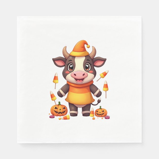 Serviette En Papier Vache de maïs (Devant)