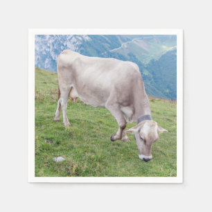 Serviette En Papier Vache de pâturage