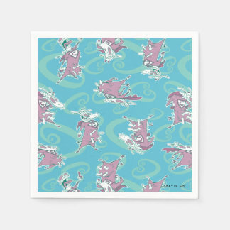 Serviette En Papier Vache et poulet Super Vache Motif