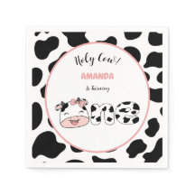 Vache sacrée j'ai un an Fête d'anniversaire