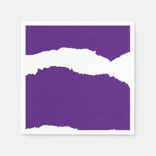 Serviette En Papier Vague Déchirée Violette