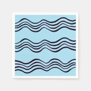 Serviette En Papier Vagues papier serviette