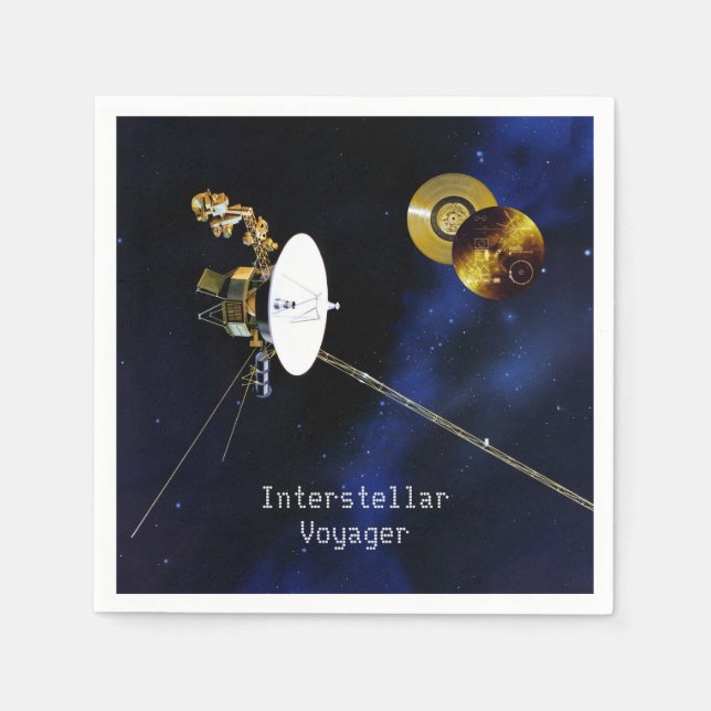 Serviette En Papier Vaisseau spatial interstellaire Voyager (Devant)