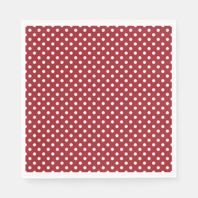 Serviette en papier - Vaisselle de Noël (Devant)