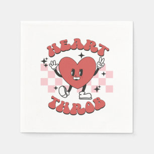 Serviette En Papier Valentine Heart Throb