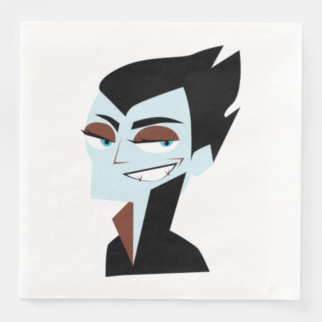 SERVIETTE EN PAPIER VAMPIRE (Devant)