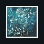 Serviette En Papier Van Gogh Almond Blossoms : Turquoise foncé<br><div class="desc">"Fine Art for Every Fold" Transformez votre table avec des serviettes en papier présentant les fleurs d’amandes de Van Gogh en turquoise foncé. Élégantes mais pratiques, elles apportent une touche artistique aux mariages, douches ou repas de tous les jours. serviettes en papier aux fleurs d'amande, serviettes jetables Van Gogh, vaisselle...</div>