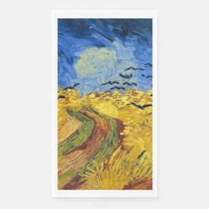 Serviette En Papier Van Gogh Champs de blé Impressionniste Peinture